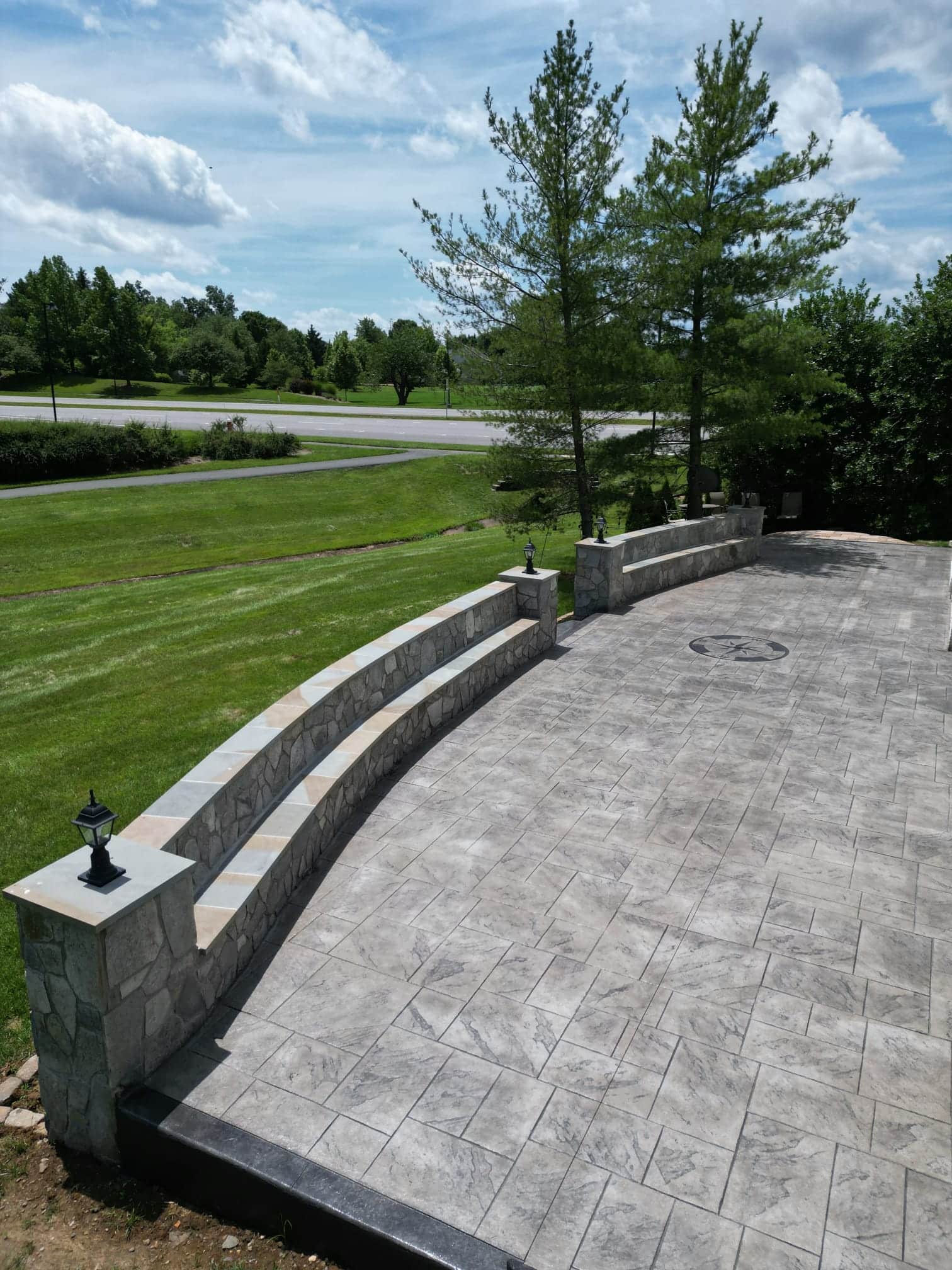 Slopped backyard Ashburn, VA