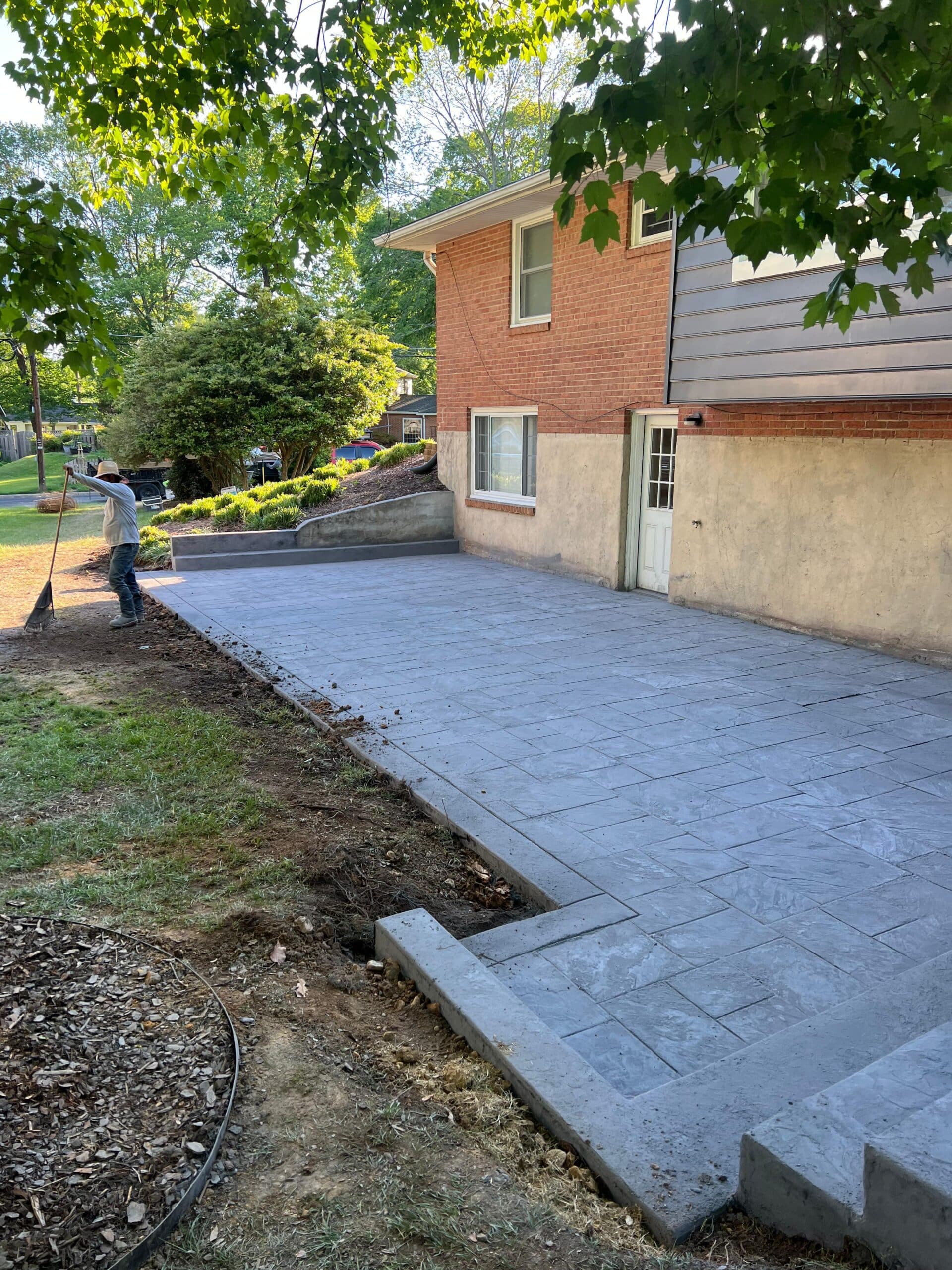 Haijoe Stamped Concrete Best Way to Replace an Old Patio